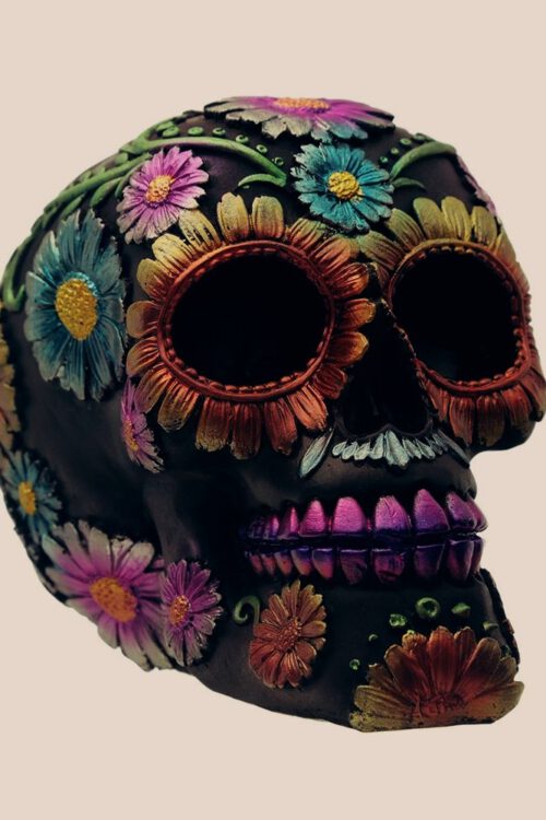 Meksikos Mirusiųjų Diena el Día de los Muertos Kaukolė