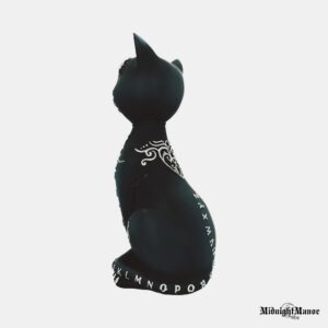 Spiritizmo Seansų Katė Mistika 28cm Statulėlė Ouija Cat +